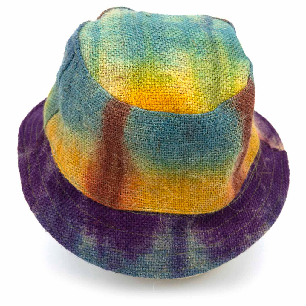 Tie Dye Hessian Hat-Siesta Crafts