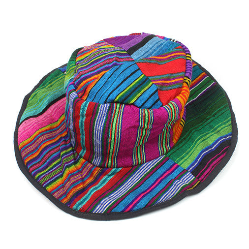 Guatemalan Colours Patch Hat-Siesta Crafts