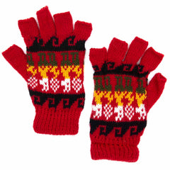 Llama Fingerless Gloves-Siesta Crafts