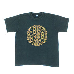Flower of Life Stonewashed T-Shirt-Siesta Crafts