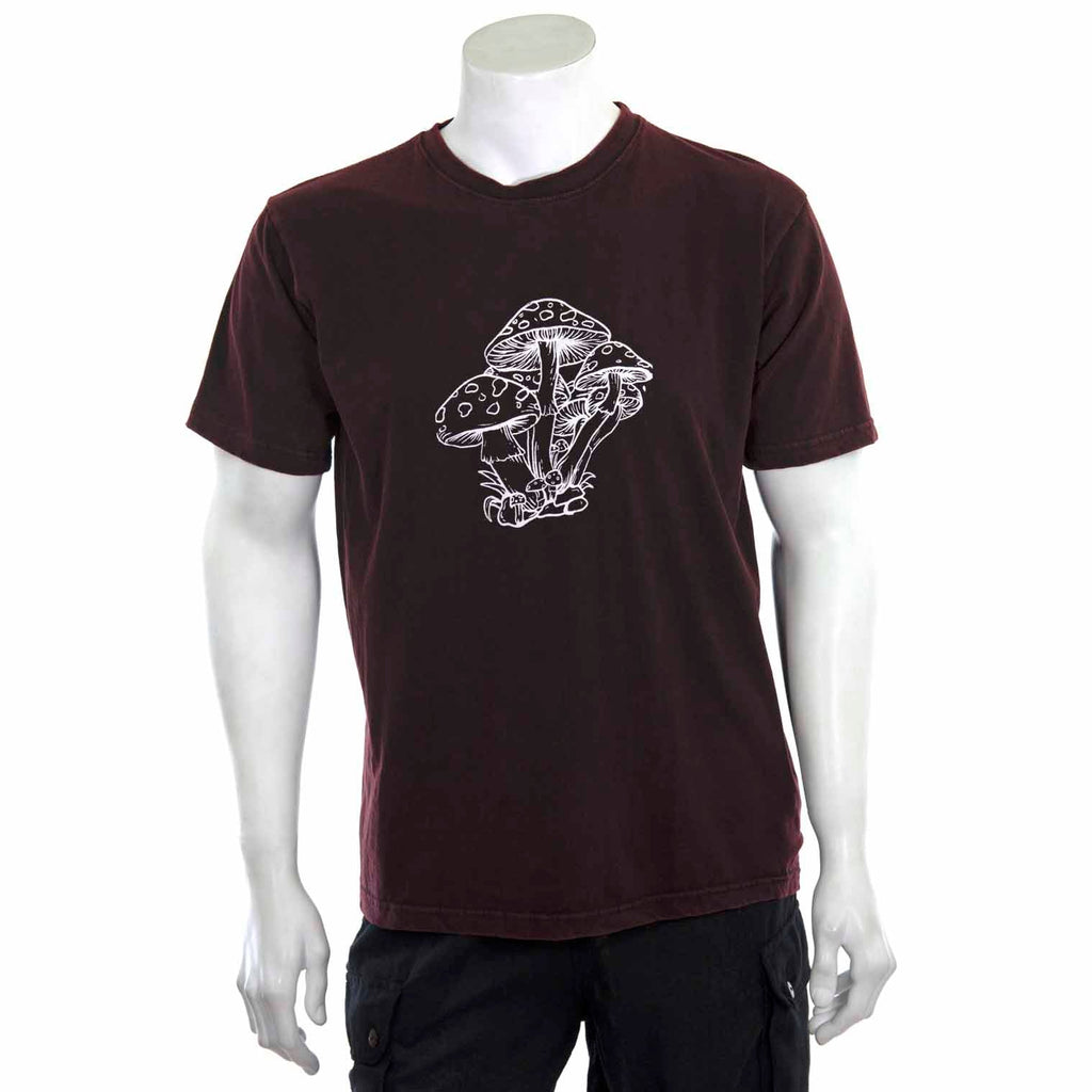 Mushroom Design T-Shirt-Siesta Crafts