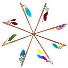 Decorated Hair Stick-Siesta Crafts