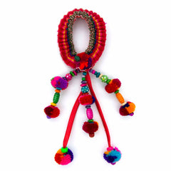 Dangle Jangle Hill Tribe Scrunchie-Siesta Crafts