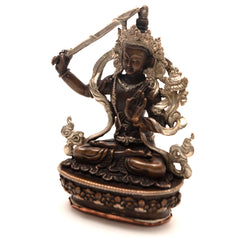 Copper Manjushri Statue-Siesta Crafts