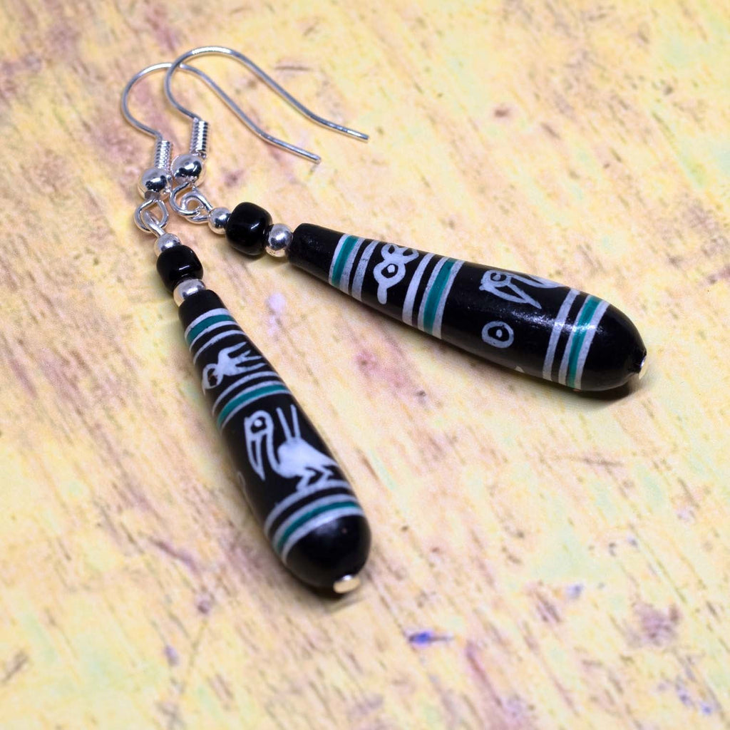 Night Flight Earrings-Siesta Crafts