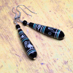 Night Flight Earrings-Siesta Crafts