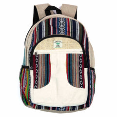Hemp And Gheri Large Backpack-Siesta Crafts