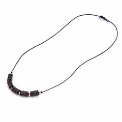 Brown Mountain Bead Necklace-Siesta Crafts