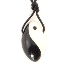 Curved Yin Yang Necklace-Siesta Crafts