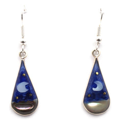 Stellar Teardrop Earrings-Siesta Crafts