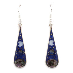 Stellar Large Teardrop Earrings-Siesta Crafts