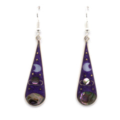 Stellar Large Teardrop Earrings-Siesta Crafts