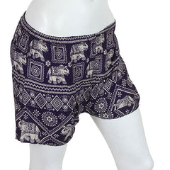 Thai Elephant Ladies Shorts-Siesta Crafts