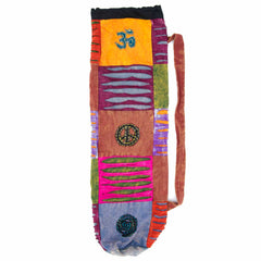 Ripped Cotton Yoga Mat Bag-Siesta Crafts
