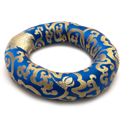 Doughnut Singing Bowl Cushion 21cm-Siesta Crafts