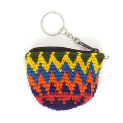 Mini Half Moon Keyring Purse-Siesta Crafts