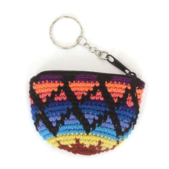 Mini Half Moon Keyring Purse-Siesta Crafts