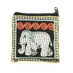 Sequin Elephant Pocket Purse-Siesta Crafts