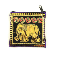 Sequin Elephant Pocket Purse-Siesta Crafts