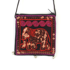 Sequin Elephant Purse-Siesta Crafts