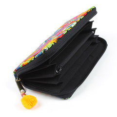 Embroidered Clutch Purse-Siesta Crafts