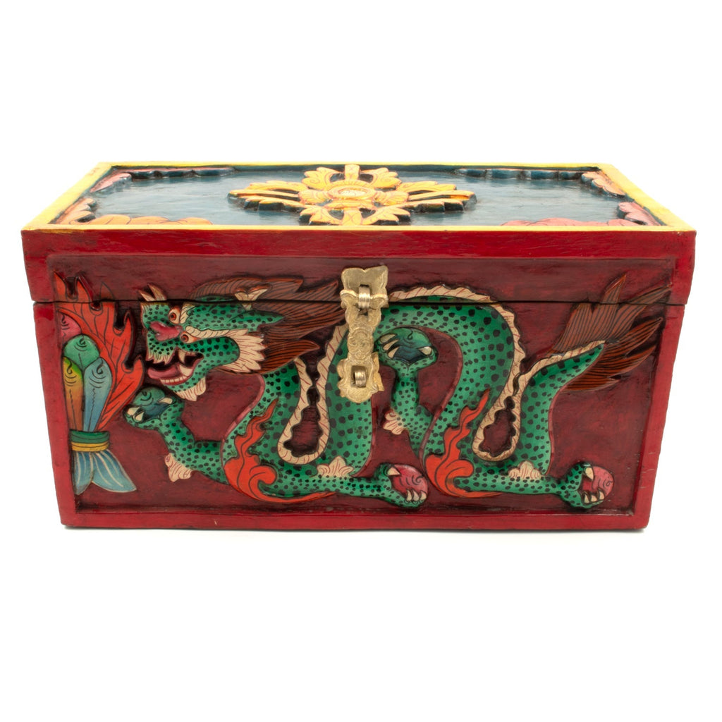 Carved Tibetan Style Box-Siesta Crafts