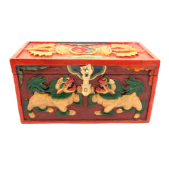 Carved Tibetan Style Box-Siesta Crafts