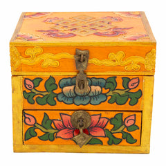 Tibetan Style Box with Drawer-Siesta Crafts