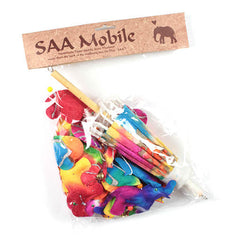 Elephant Saa Paper Mobile-Siesta Crafts