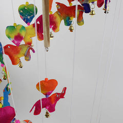 Elephant Saa Paper Mobile-Siesta Crafts