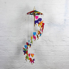 Elephant Saa Paper Mobile-Siesta Crafts