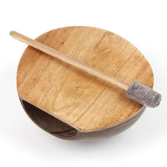 Coconut Drum and Beater-Siesta Crafts