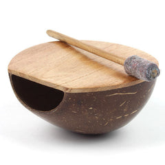 Coconut Drum and Beater-Siesta Crafts