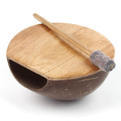 Coconut Drum and Beater-Siesta Crafts