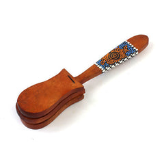 Painted Castanet Rattle-Siesta Crafts