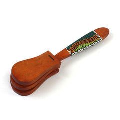 Painted Castanet Rattle-Siesta Crafts