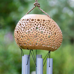 Cut Out Coconut Chime - Light-Siesta Crafts