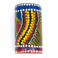 Dot Painted Shaker-Siesta Crafts