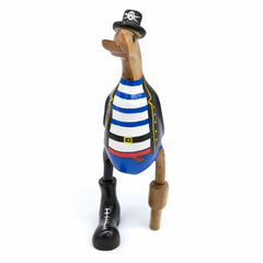Small Blue Pirate Duck-Siesta Crafts