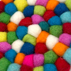 Felt Bobble Coaster-Siesta Crafts
