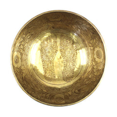 Buddha Footprint Artisan Bowl no.143-Siesta Crafts