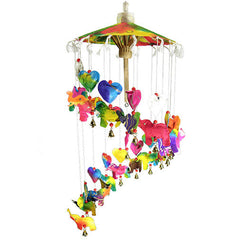 Elephant Saa Paper Mobile-Siesta Crafts