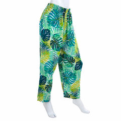 Fern Forest Cropped Trousers-Siesta Crafts