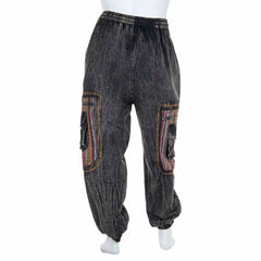 Stonewash Gheri Pocket Trousers-Siesta Crafts