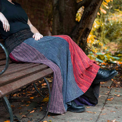 Overdyed Patch Skirt-Siesta Crafts