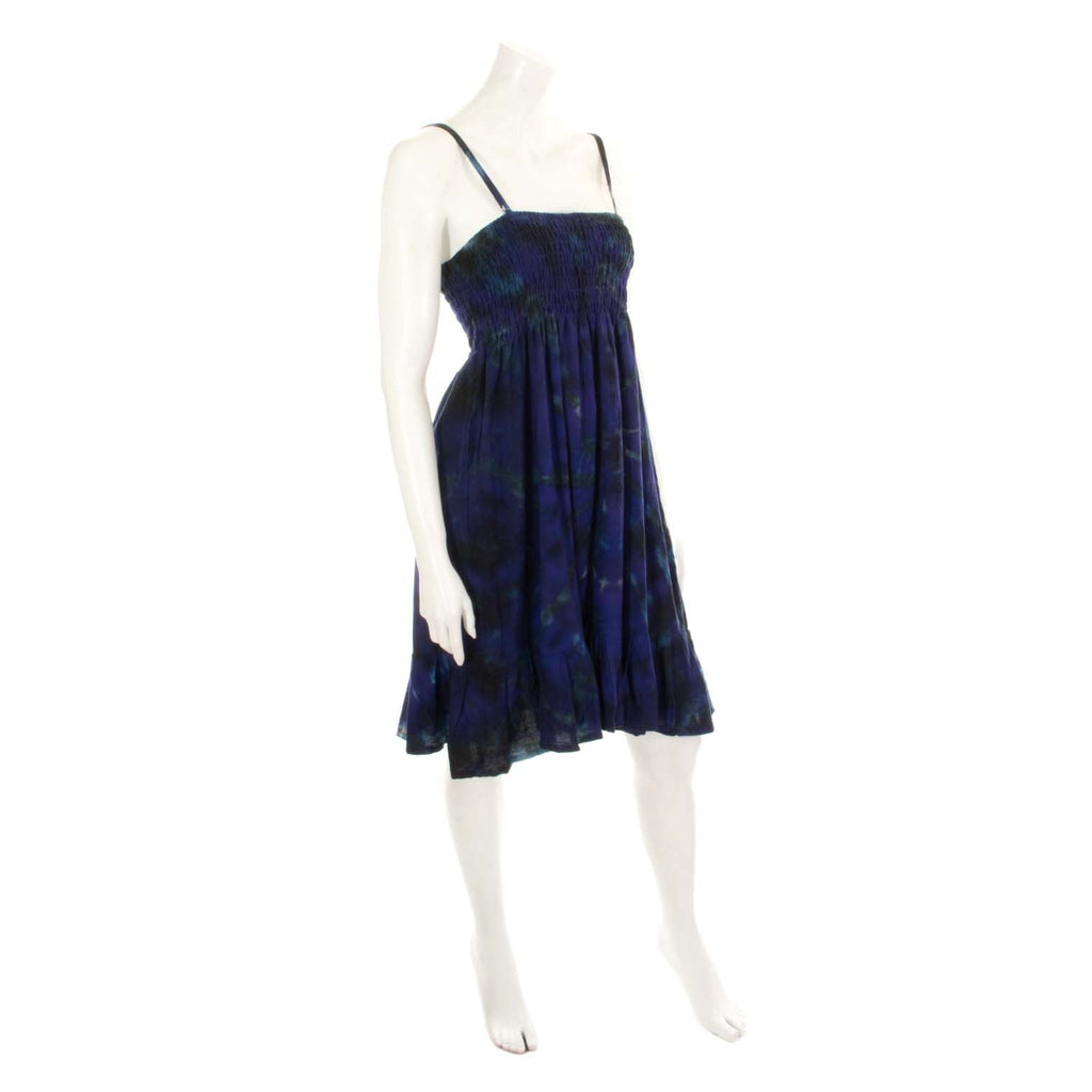 Tie Dye Strappy Dress-Siesta Crafts