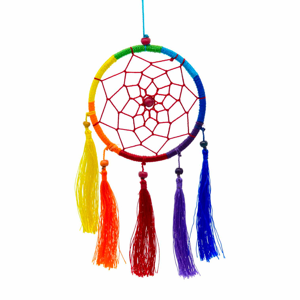 Rainbow Tassel Dreamcatcher-Siesta Crafts