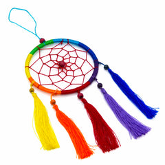 Rainbow Tassel Dreamcatcher-Siesta Crafts