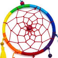 Rainbow Tassel Dreamcatcher-Siesta Crafts
