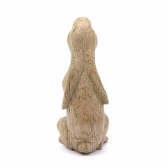Moon Gazing Hare Woodcarving - Mini-Siesta Crafts